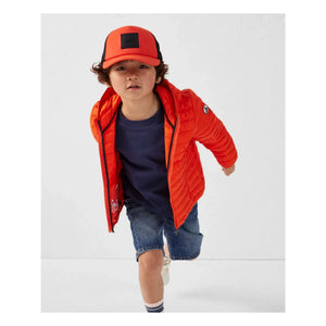 Jott - Hugo Hooded Puffer Jacket | Coral