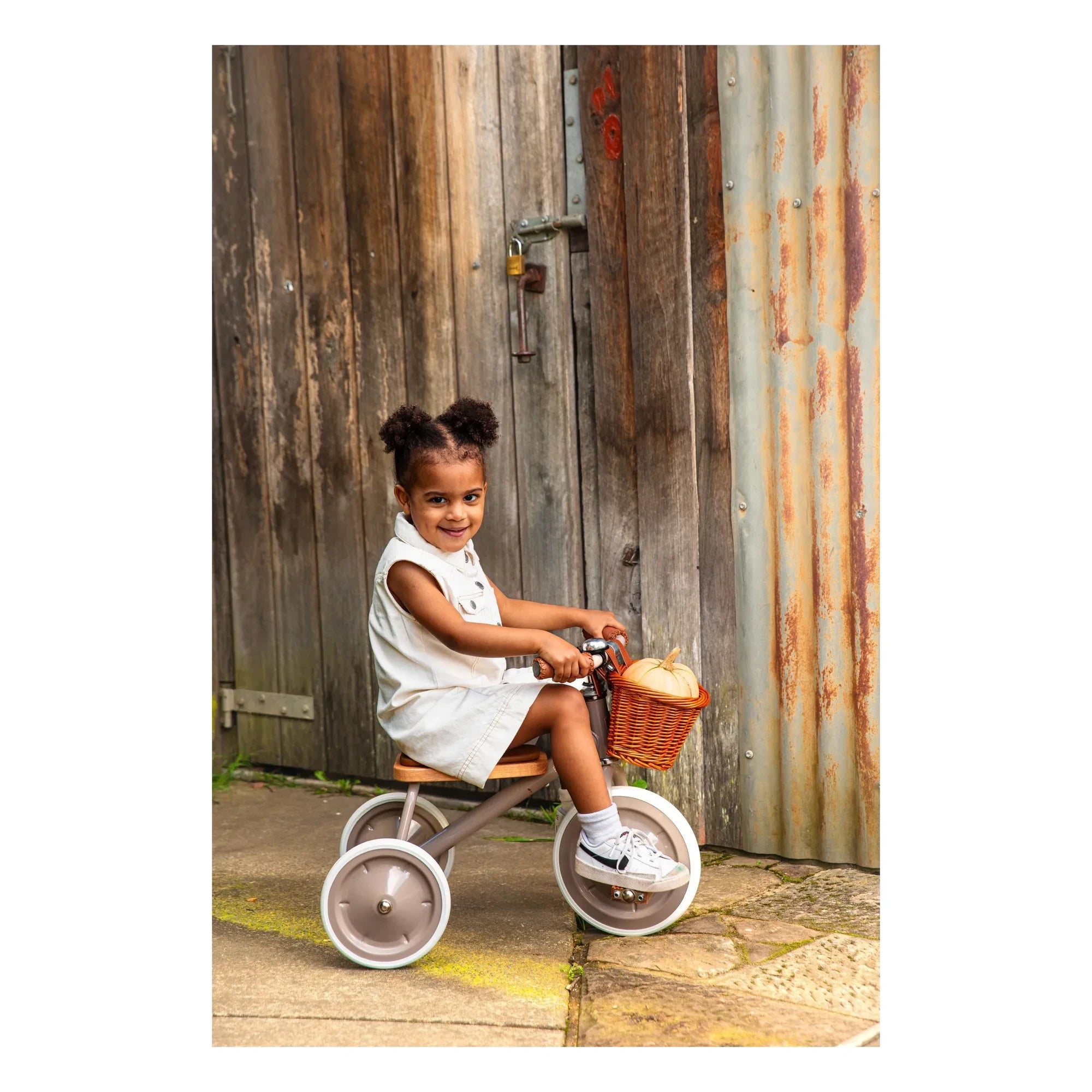 Banwood - Metal and Wooden Three-Weeler Bicycle | Beige