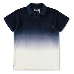 Molo - Randel Degraded Terry Polo Shirt | Navy Blue