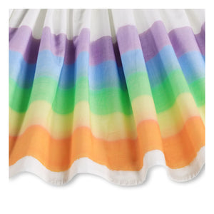 Molo - Cissa Rainbow Organic Cotton Dress | White