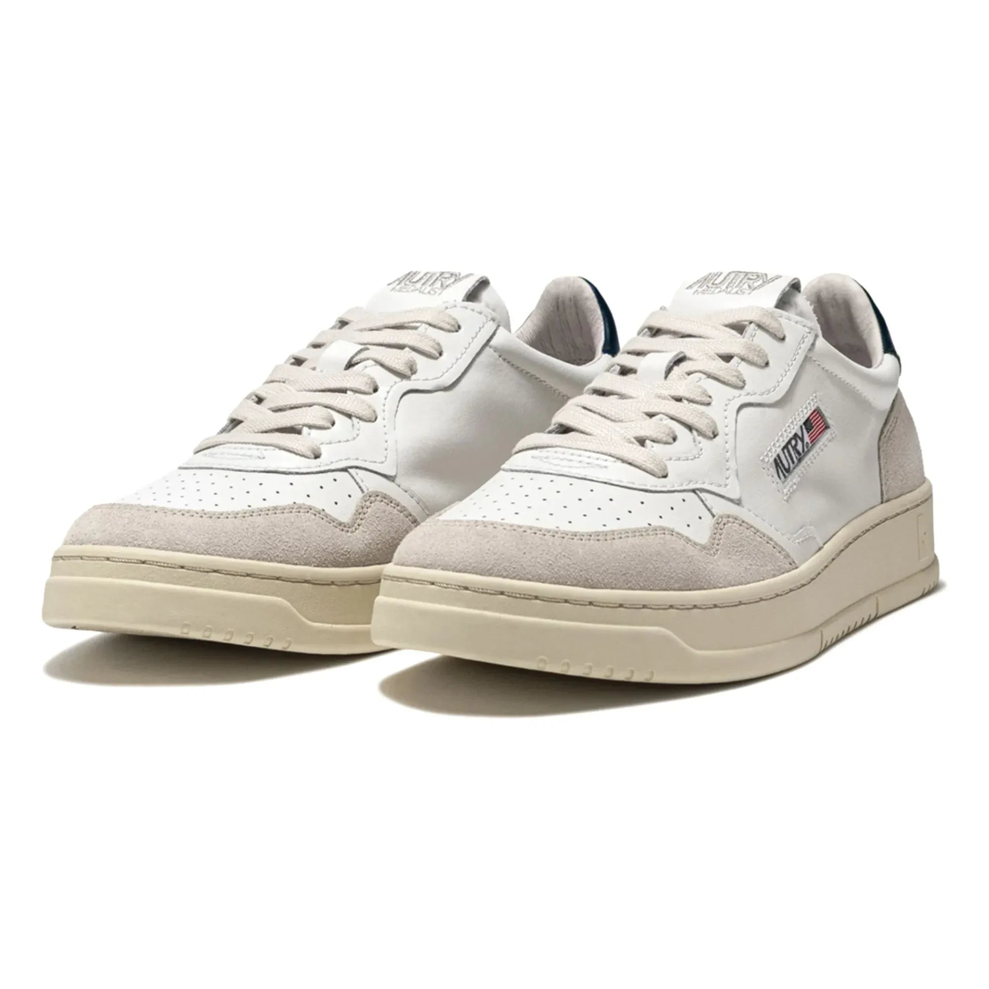 Autry - Medalist Low Leather/Suede spor ayakkabı | Mavi