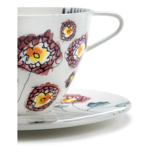 Serax - Coffee Cup and Saucer Anemone, Serax for Marni - Set of 2 | Milk