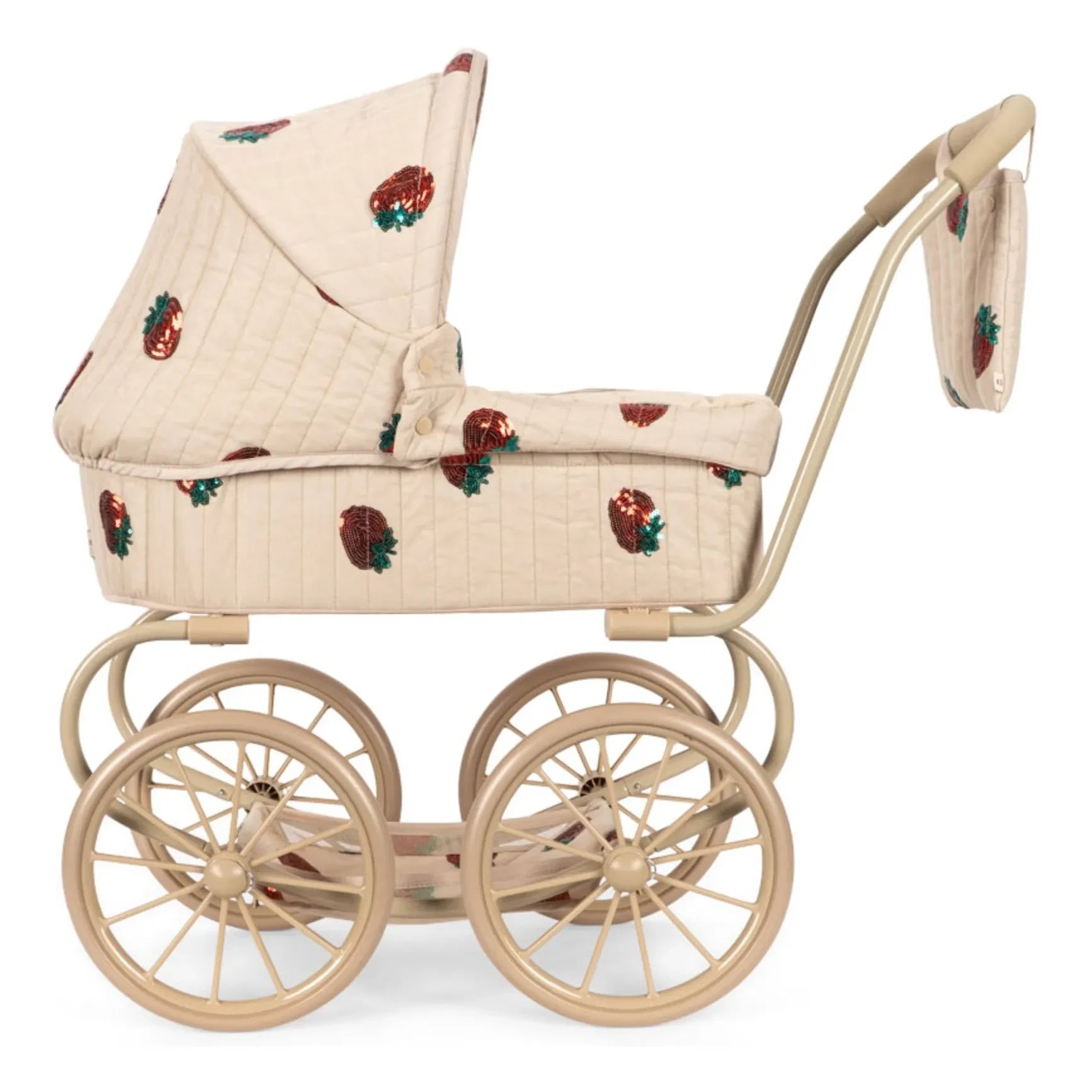 Konges Sløjd - Minnie Strawberry Baby Stroller | Beige
