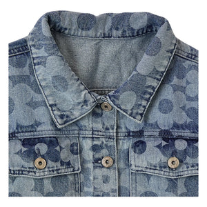 Fabula - Floral Denim Jacket | Light Blue