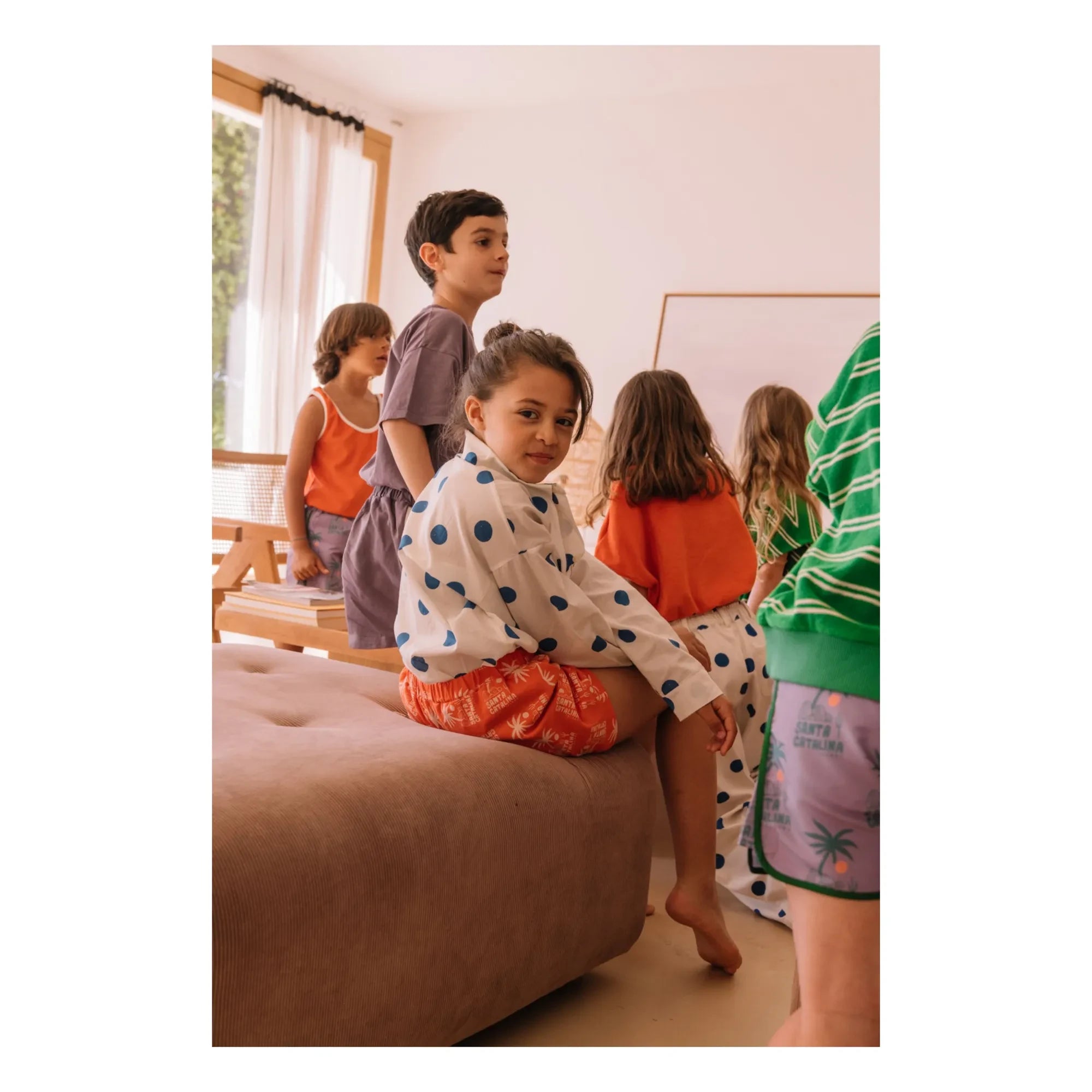 We Are Kids - Aurel organic cotton polka dot shirt | White