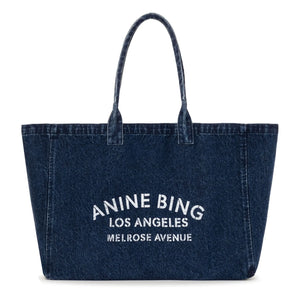 Anine Bing - Leo Denim Tote Çanta | Mavi