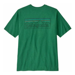 Patagonia - T-shirt P-6 Logo Responsibly Made from Recycled Fibers | Chrome Green