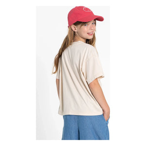 Smallable Kid - Liv Organic Cotton T-Shirt | Cream