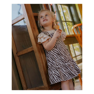 Fliink - Duna Zebra Dress | Black