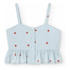 The Animals Observatory - Organic Cotton Quail Top | Light Blue