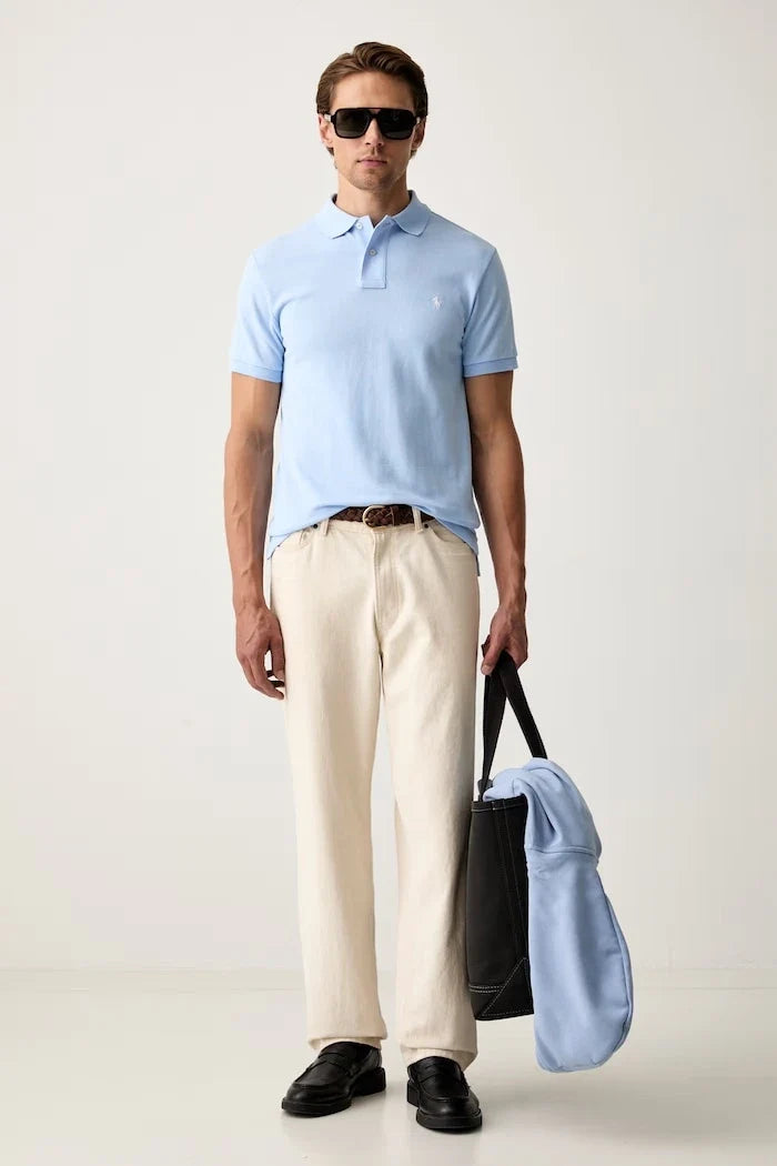 Polo Ralph Lauren Erkek Pamuklu Polo Yaka Tişört