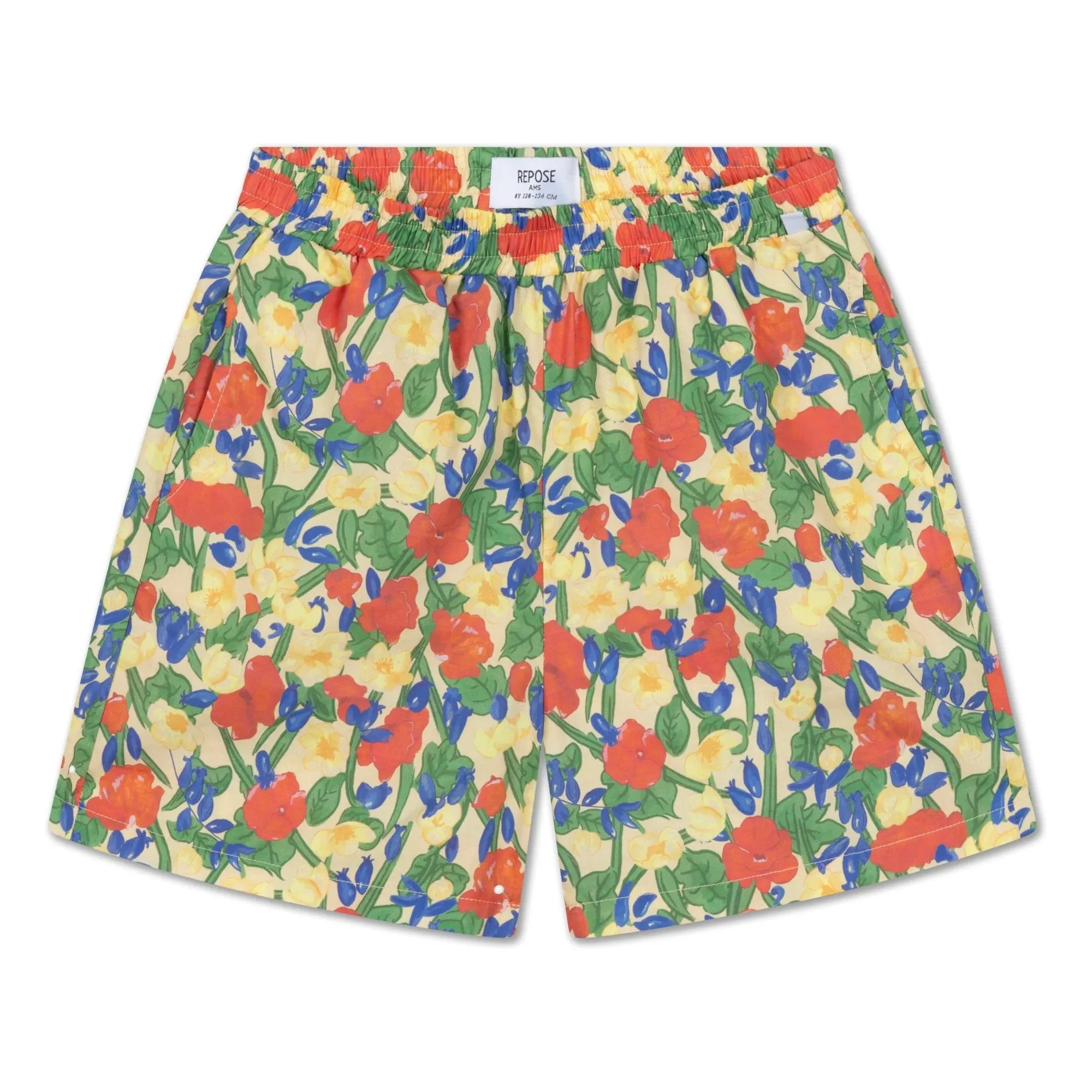 Repose AMS - Feuri Elastic Waist Organic Cotton Shorts | Pale Yellow