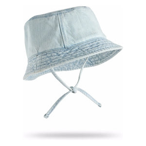 Molo - Nomly Denim Organic Cotton Hat | Light Blue