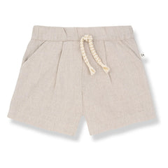1+ in the family - Colomers Linen Bermuda | Beige