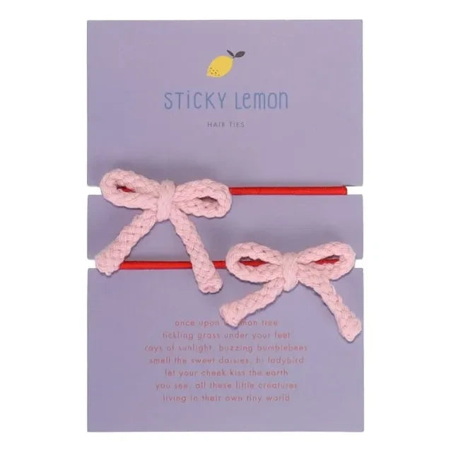 Sticky Lemon - Elastic Knot | Pale Pink
