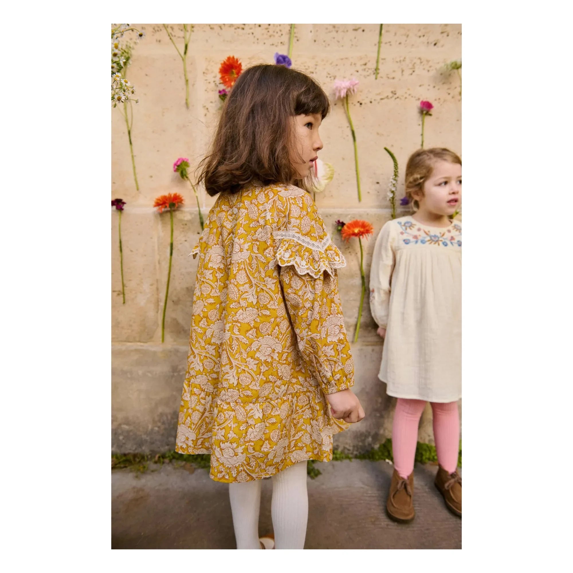 Louise Misha - Orana Fleurie Organic Cotton Dress | Honey