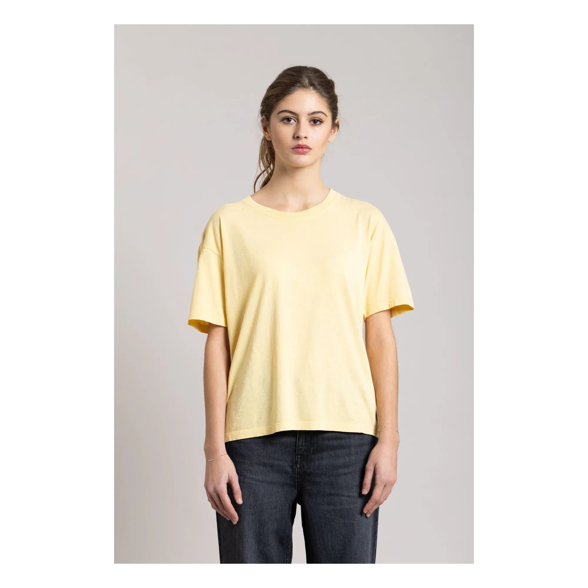 Smallable Woman - Hana Organic Cotton T-Shirt | Pale Yellow