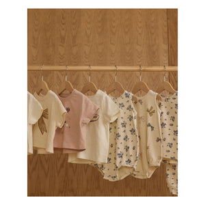 Rylee + Cru - Square Cut Ruffled T-Shirt | Ecru