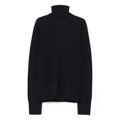 Pomandère - Wool Turtleneck Sweater | Navy Blue