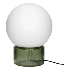 Hübsch - Opaline Glass Table Lamp | Green