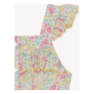 Tartine et Chocolat - Feston Liberty Romper | Yellow