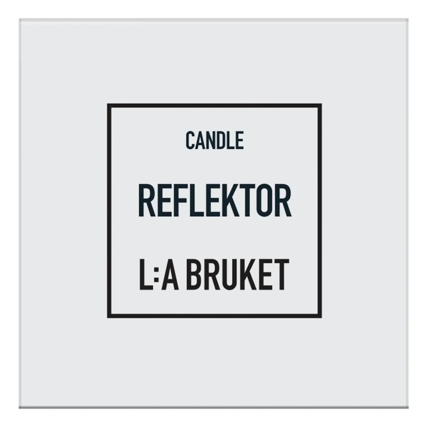 L:A BRUKET - Reflector Metal Candle Accessory - Limited Edition