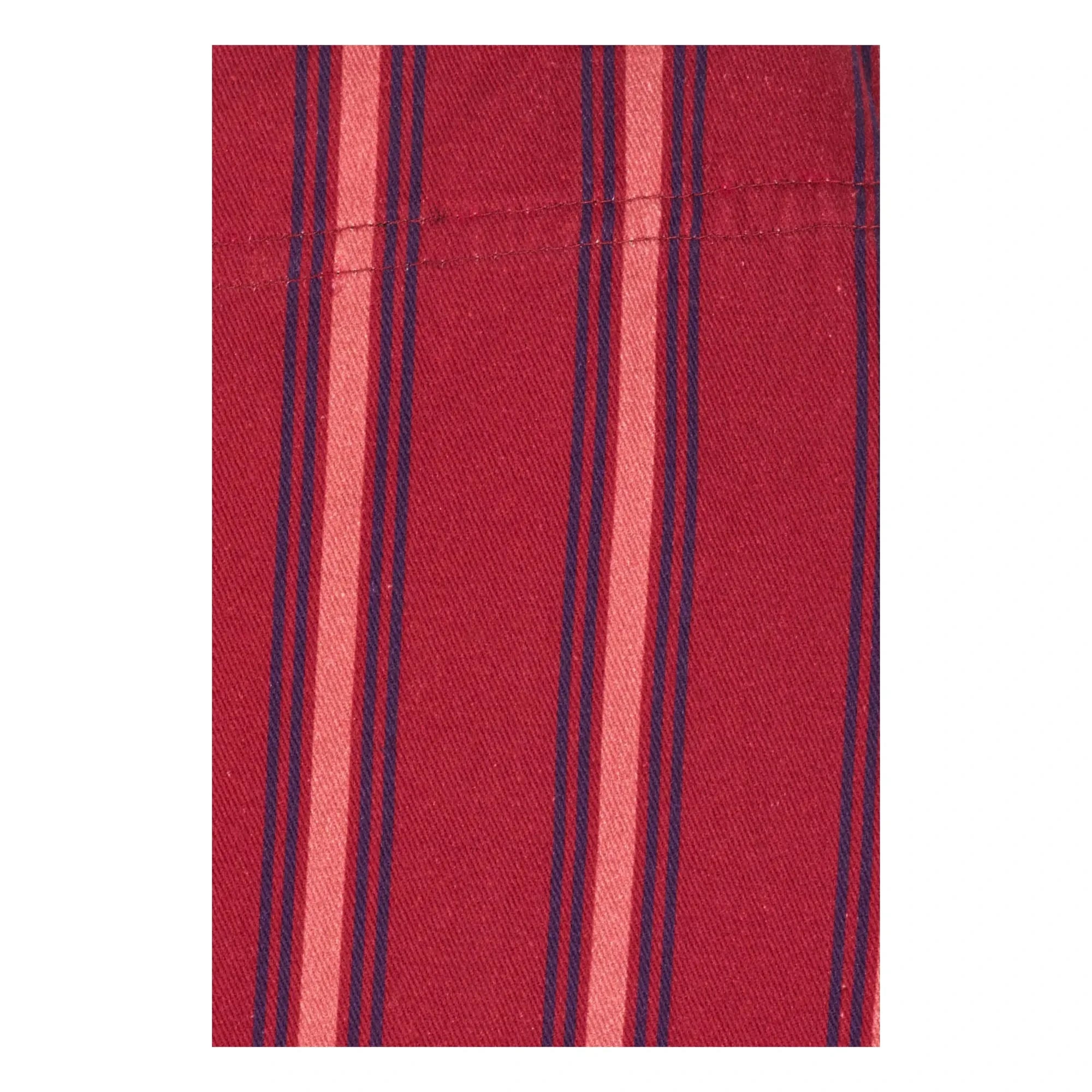 Maria de la Orden - Selena Cotton Striped Skirt | Red