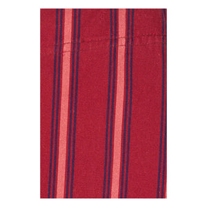 Maria de la Orden - Selena Cotton Striped Skirt | Red