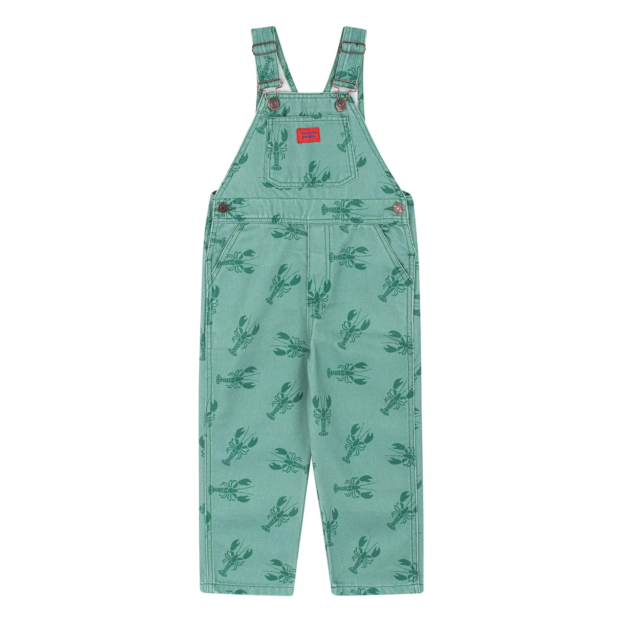 Favorite People - Pesto Lobster Overalls | Green