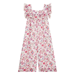Louise Misha - Irma Fleurie organic cotton romper | Cream