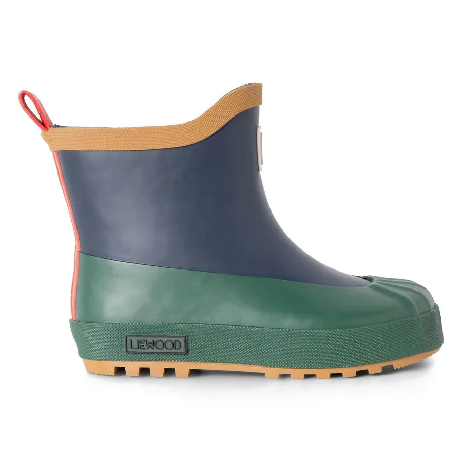 Liewood - Isaac Color Block Rain Boots | Navy