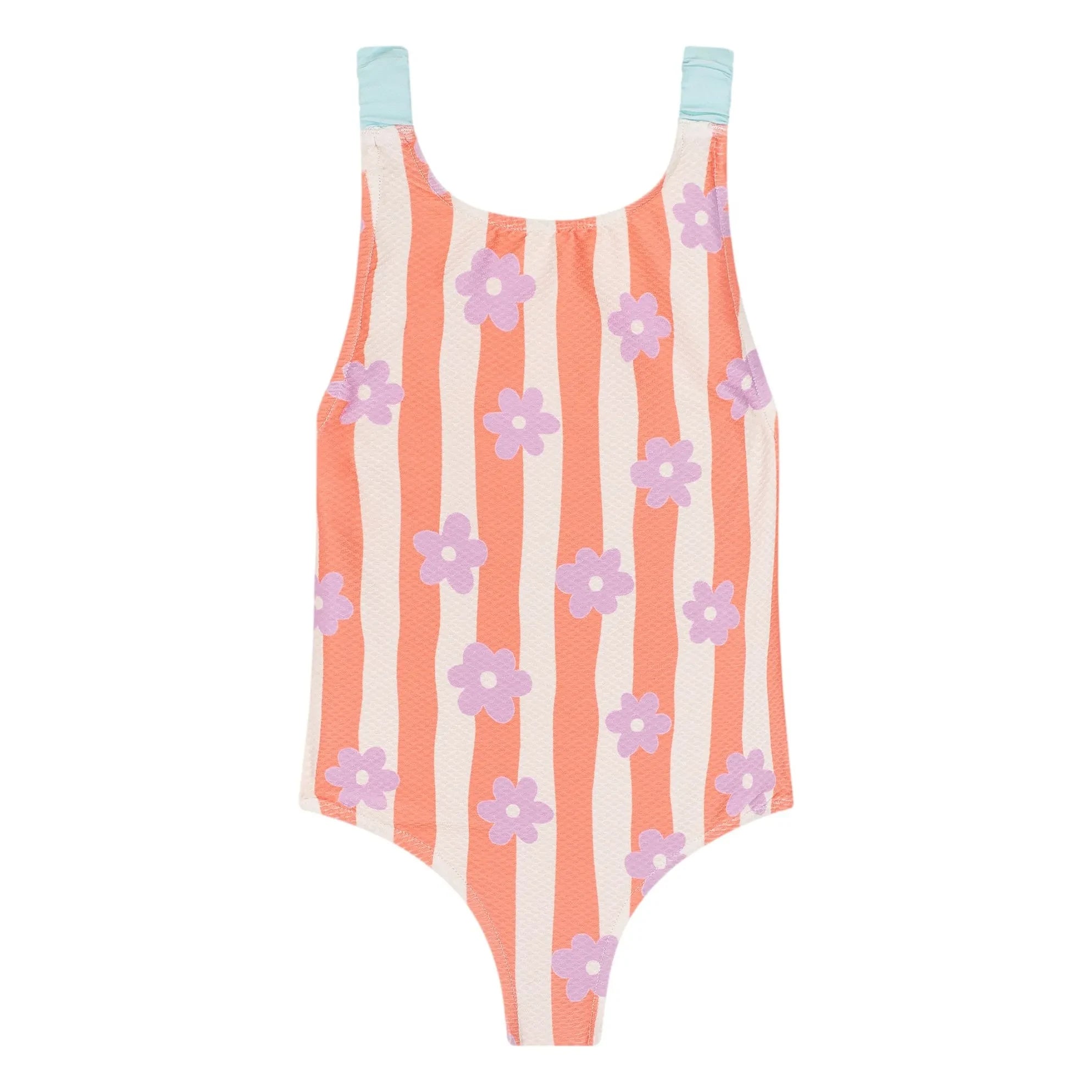 My First Cantê - Dakota Bicolor Textured Swimsuit | Pink