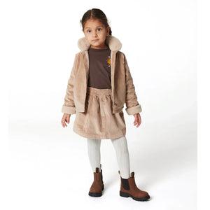 Copenhagen Colors - Organic Cotton Corduroy Skirt | Beige