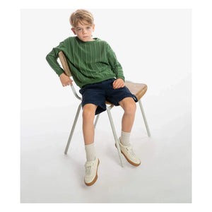 Matona - Organic Cotton Bermuda Shorts | Navy
