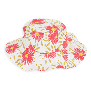Petit Bateau - Organic Cotton Floral Capeline | Ivory
