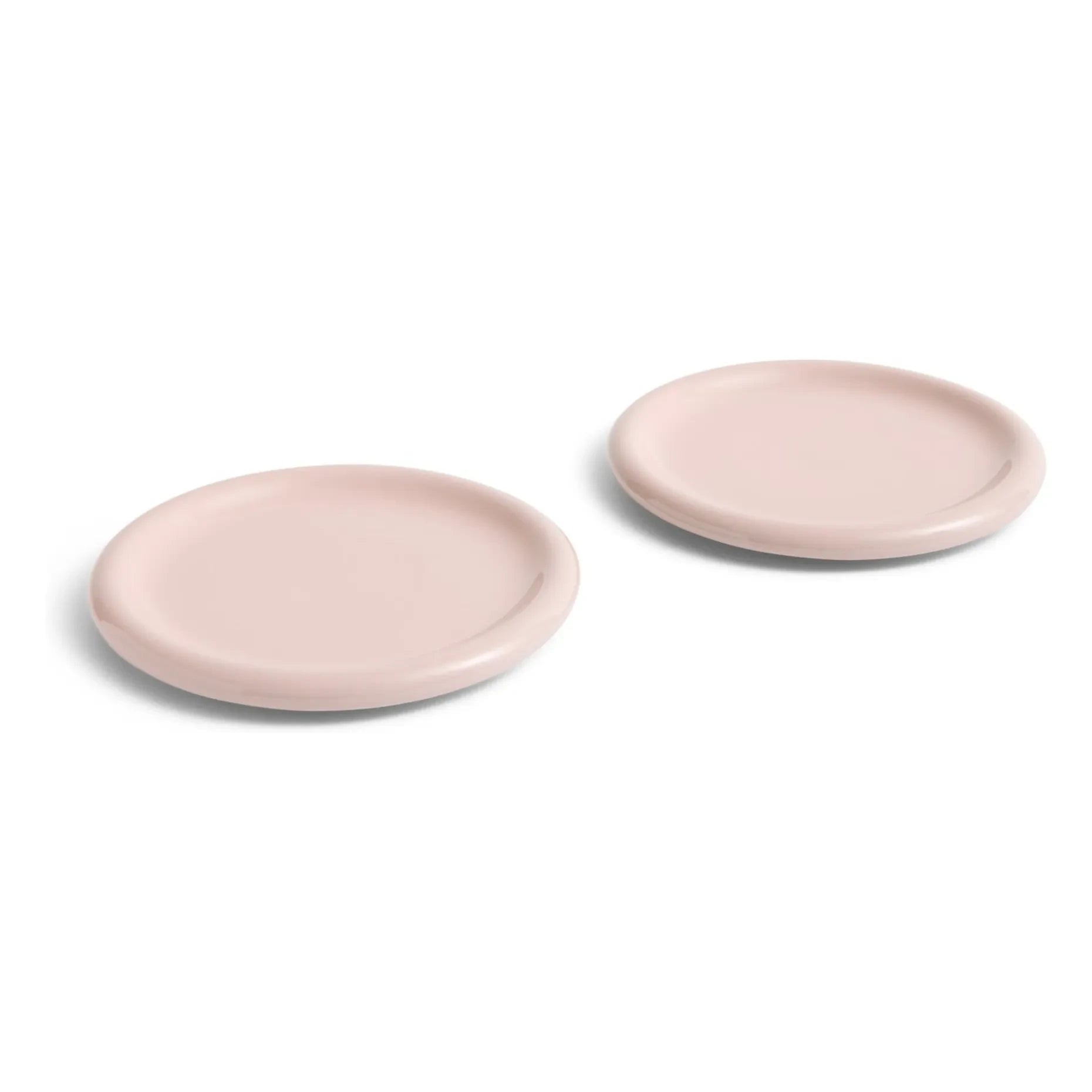 Hay - Barro glazed clay plates - 2-piece set, Rui Pereira | Pink