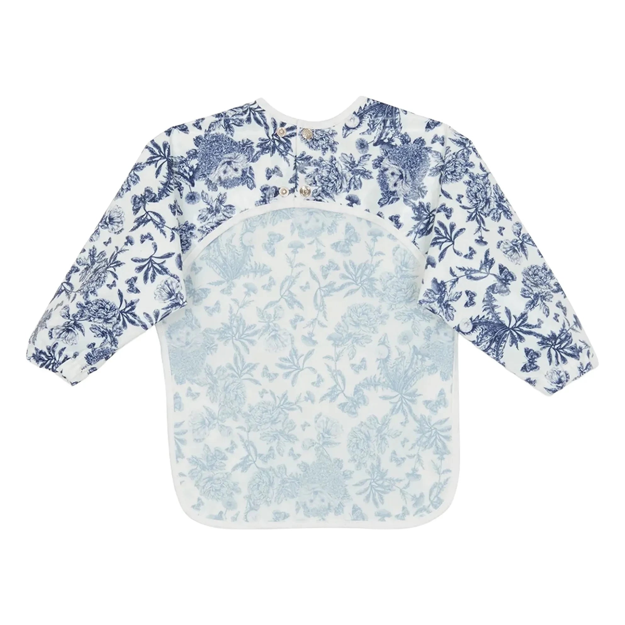 Tartine et Chocolat - Toile de Jouy Printed Sleeveless Bib | Navy Blue