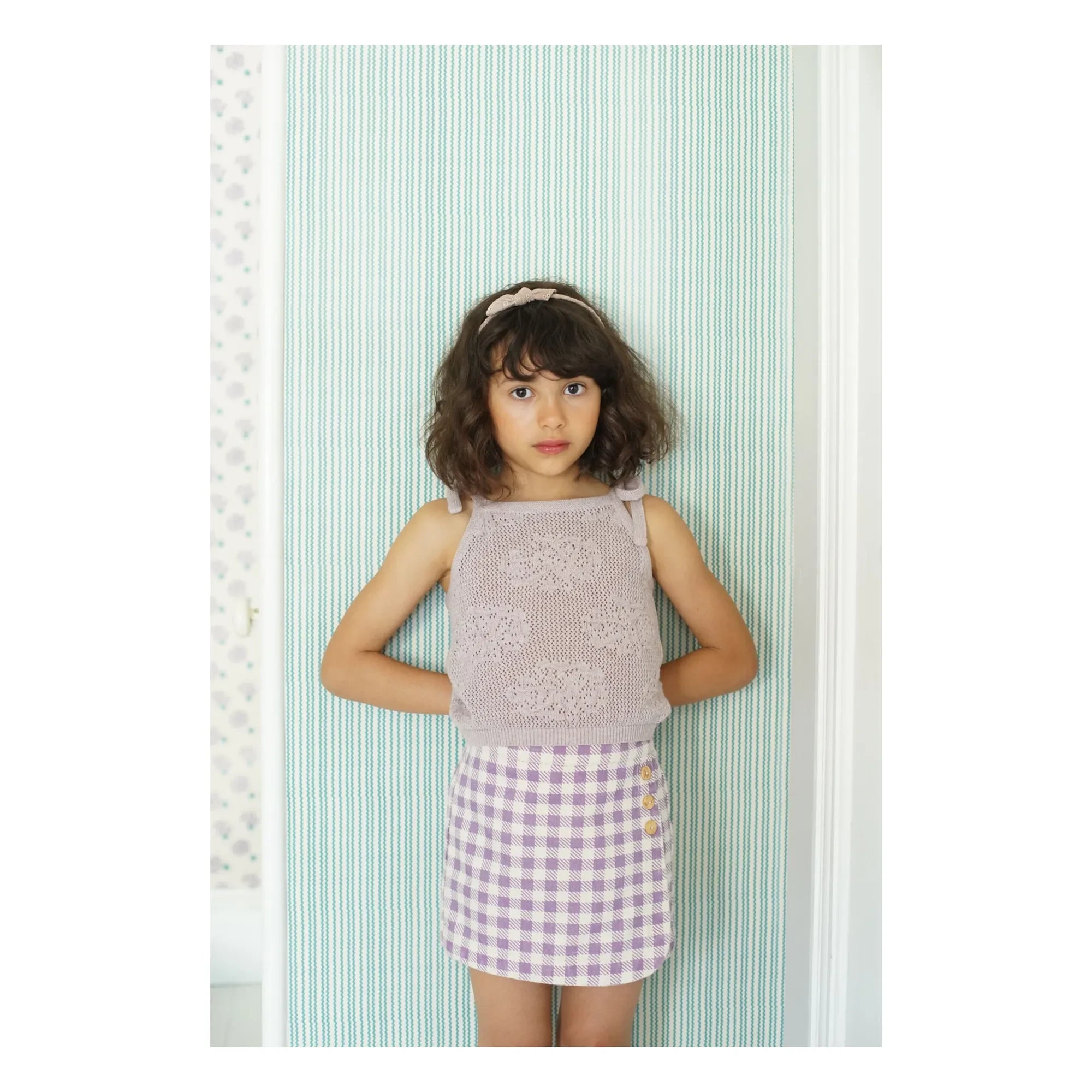 Soor Ploom - June Flowers Organic Cotton Tank Top | Lilac