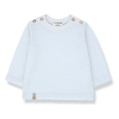 1+ in the family - Andros Chiné T-Shirt | Pale blue