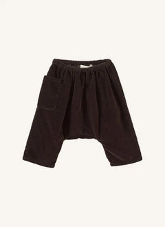 Caramel - Ficus Velvet Harem Pants | Chocolate