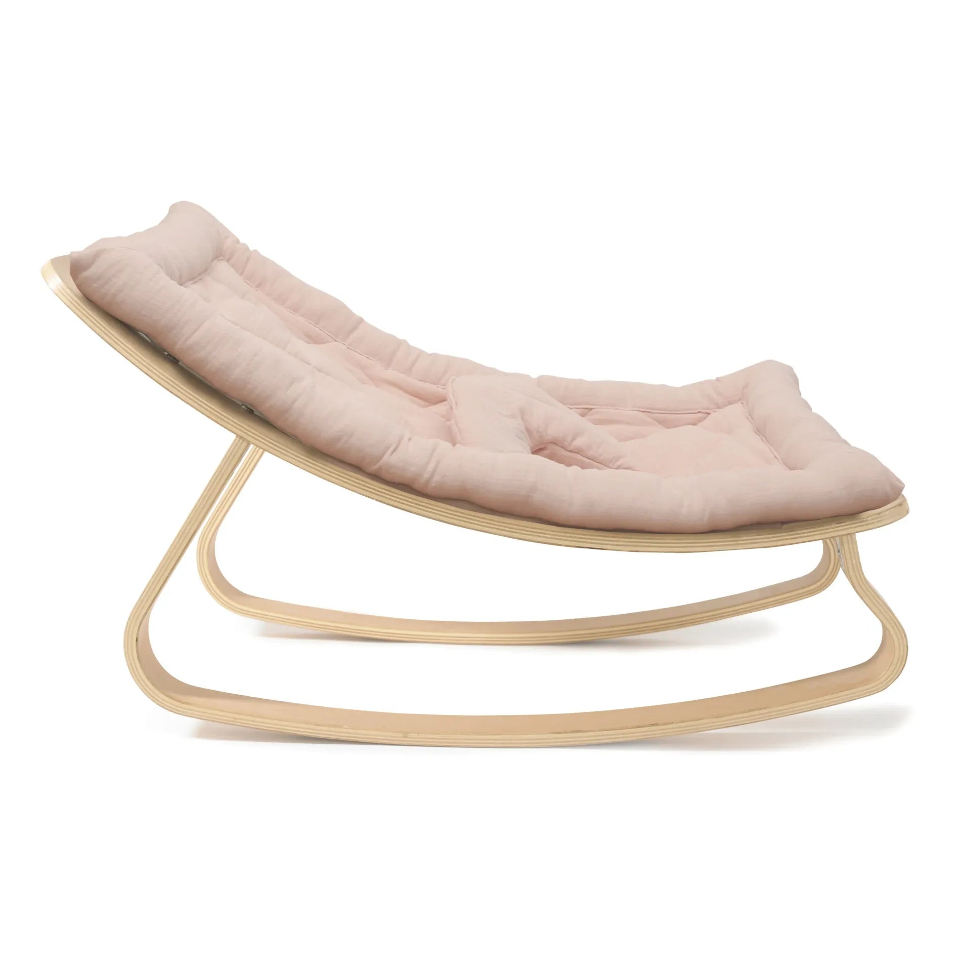 Charlie Crane - Levo Beech Baby Rocker | Nude