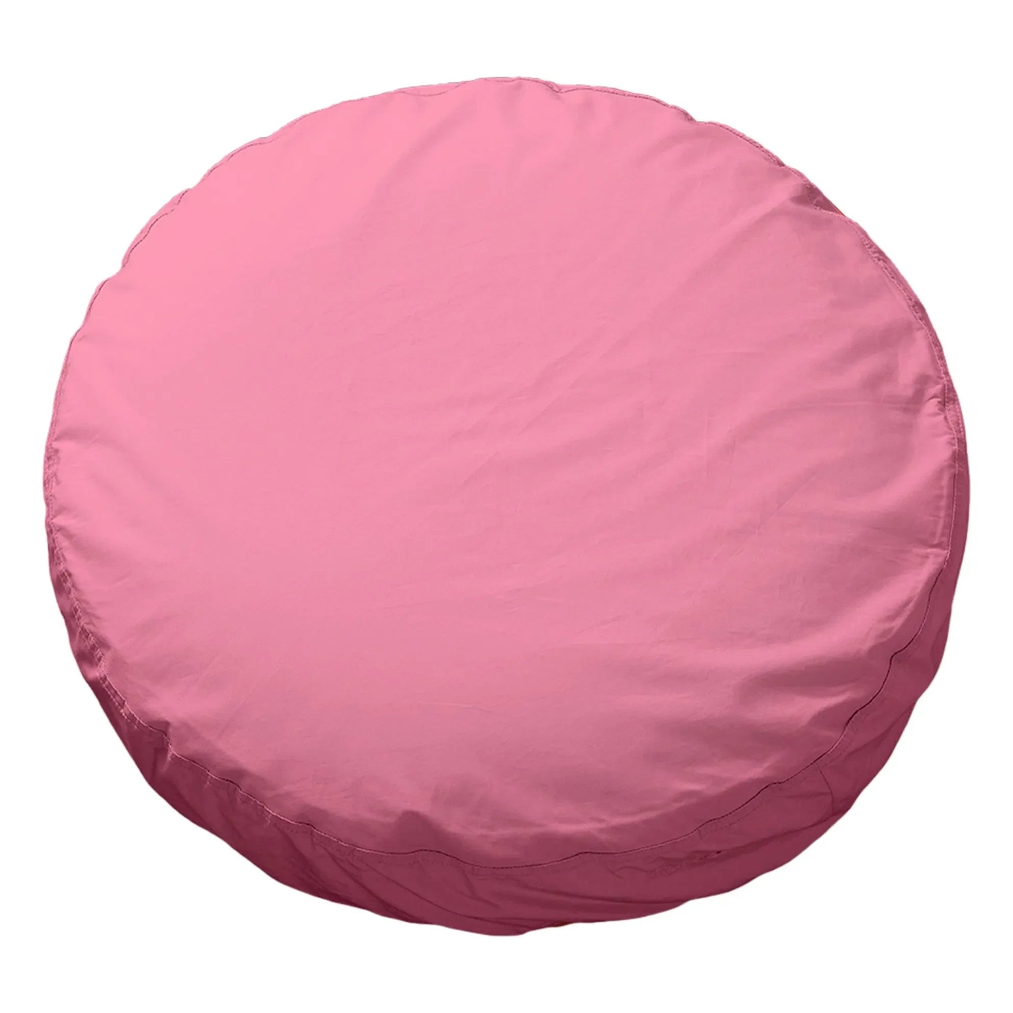 Suite 702 - Organic Percale Bigdot Round Cushion - Pink Candy | Candy Pink