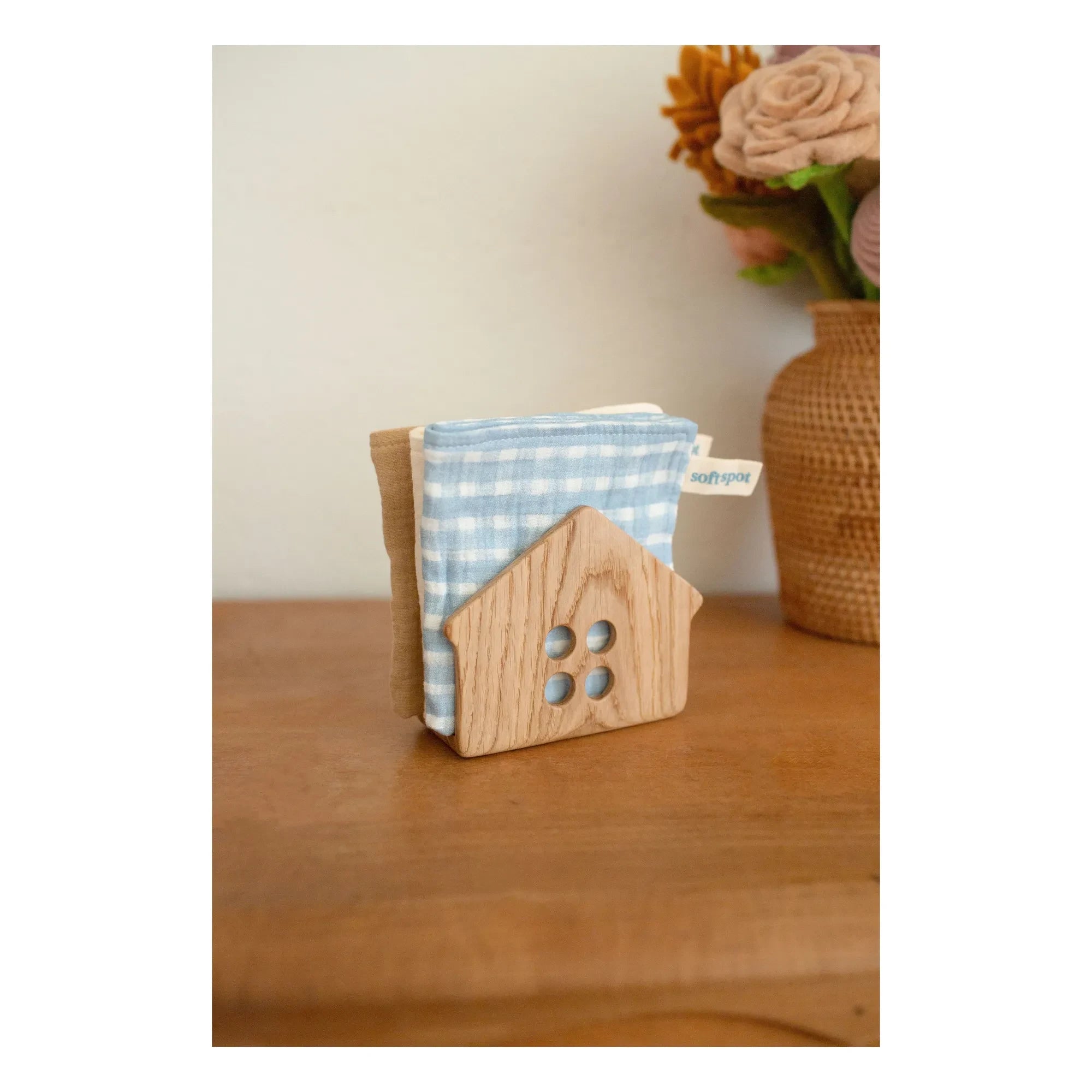 Soft Spot - Organic Cotton Cottage Towels - Set of 3 | Blue