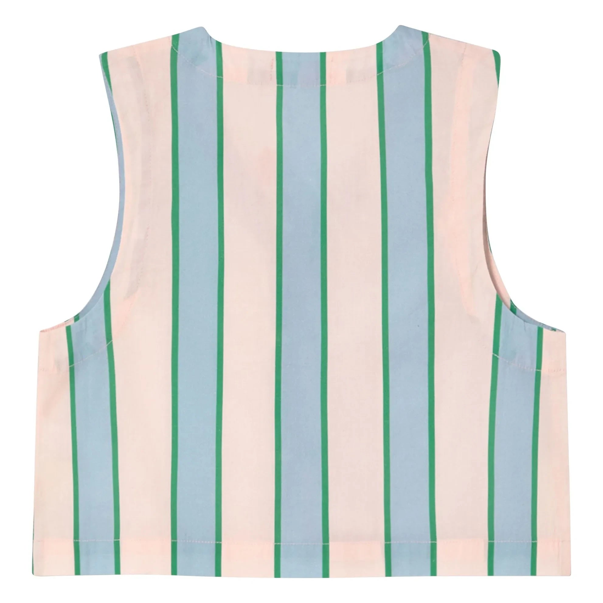 Tinycottons - Striped Knotted Top | Light Pink