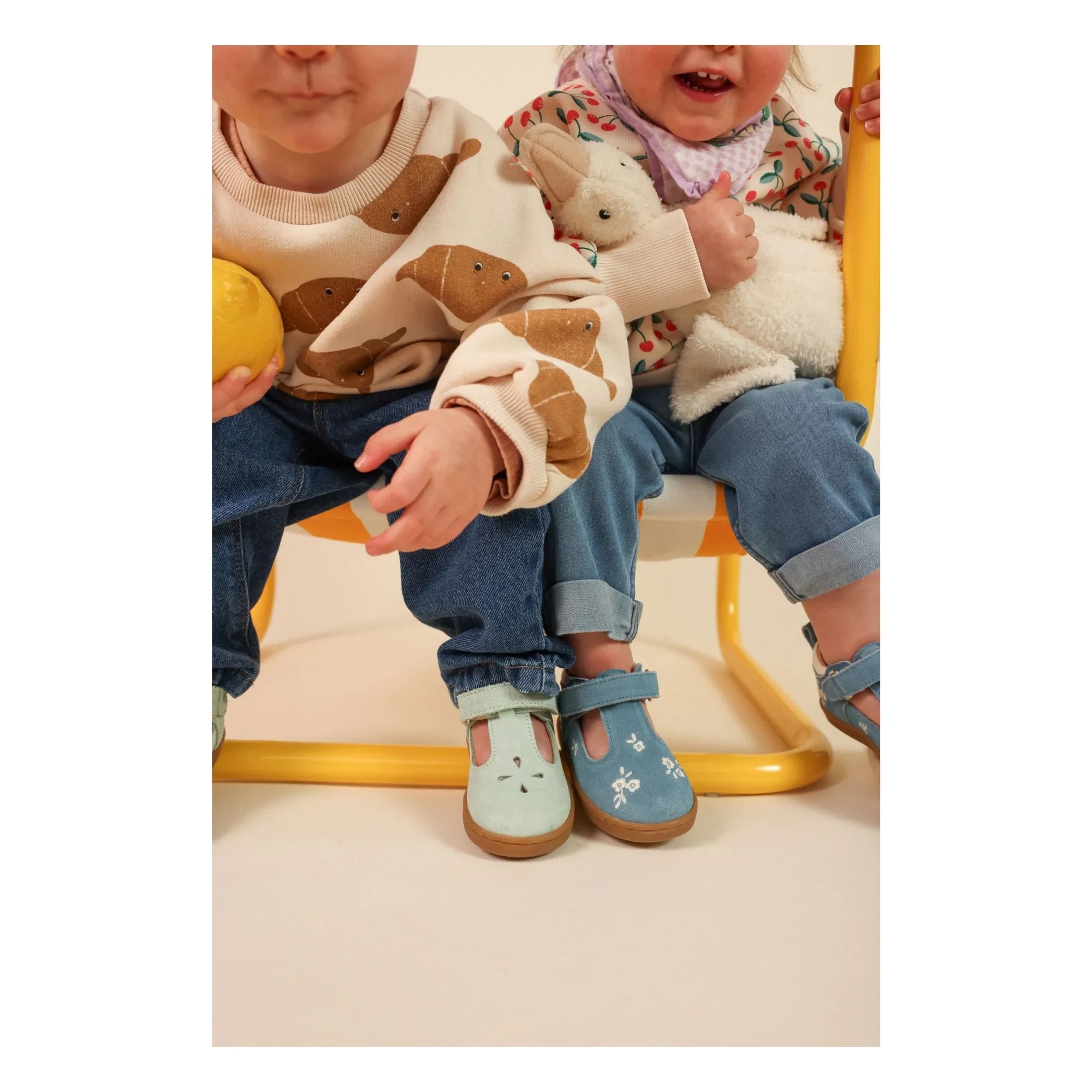 Lazare - Babies Pia Etoile Suede | Ice Blue