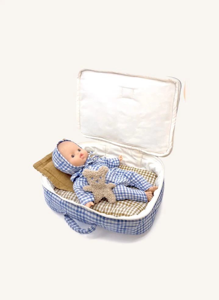 Minikane - Vintage Valiz: "The Cowboy and the Star," Editions Aimable x Minikane | Mavi Vichy Pamuklu