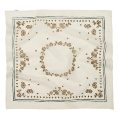 Becksöndergaard - Bloom Paisley Cotton Scarf | Ecru