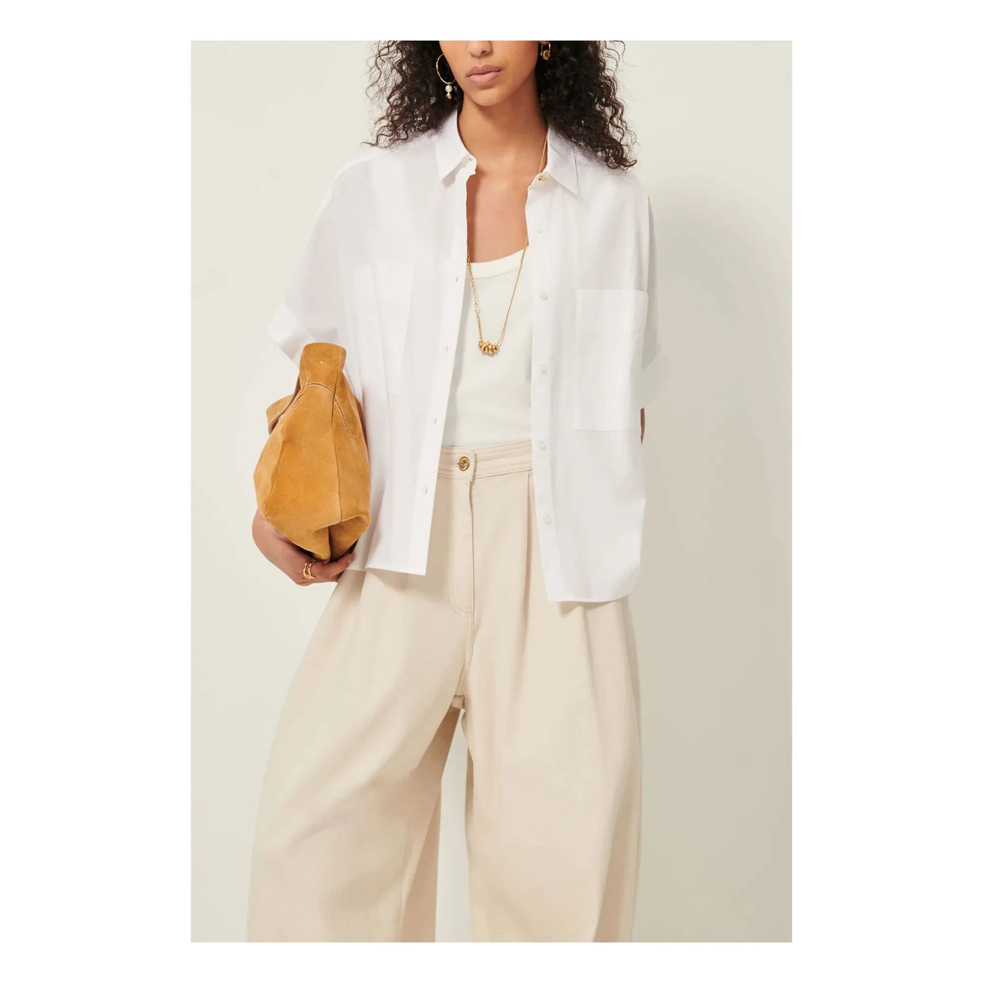 Sessùn - Dellord Cotton Shirt | White