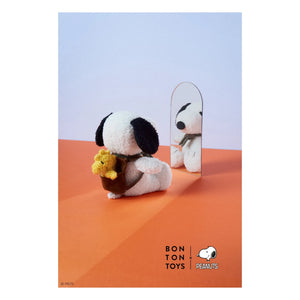 Bon Ton Toys - SNOOPY - Plush Toy with Woodstock in Bag