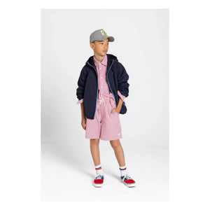 Smallable Kid - Striped Shirt | Cherry Red